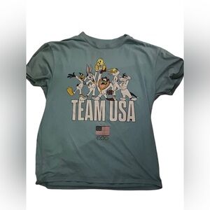 LOONEY TUNES x TEAM USA OLYMPICS T-Shirt  Bugs Bunny Sylvester Men Size Large